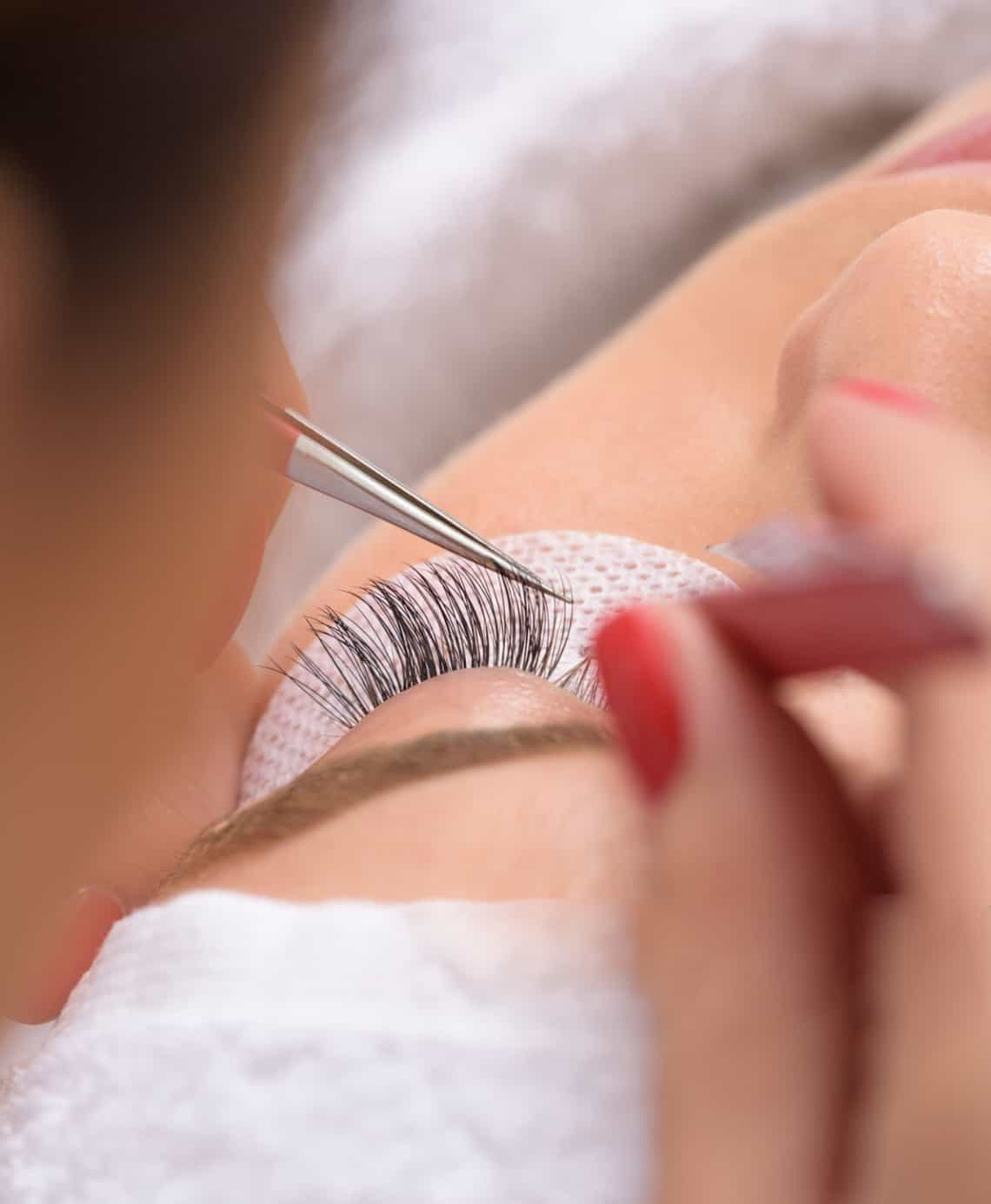 Ripsien pidennys työskentely