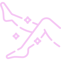 säärien ja reisien sokerointi ikoni